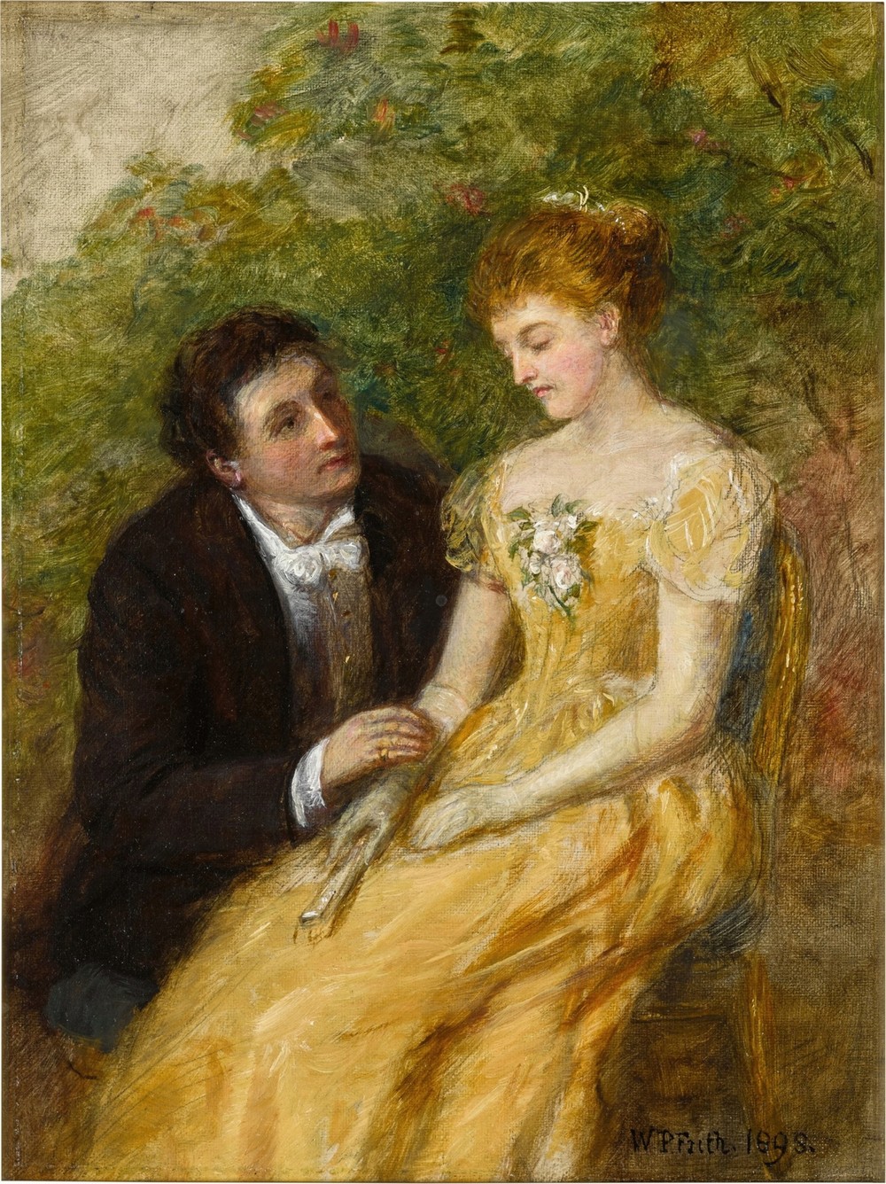 A Study for In the Conservatory; A Critical Moment