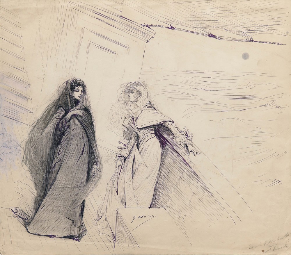 Scenes of Sarah Bernhardt’s life