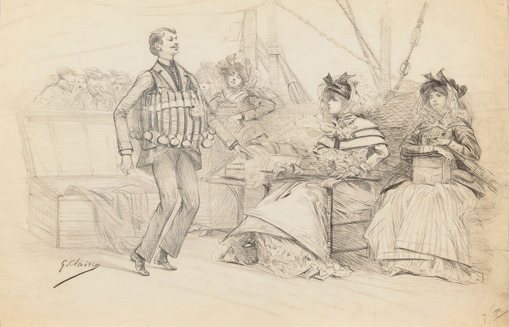 Scenes of Sarah Bernhardt’s life