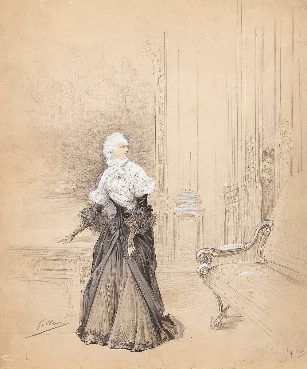 Scenes of Sarah Bernhardt’s life