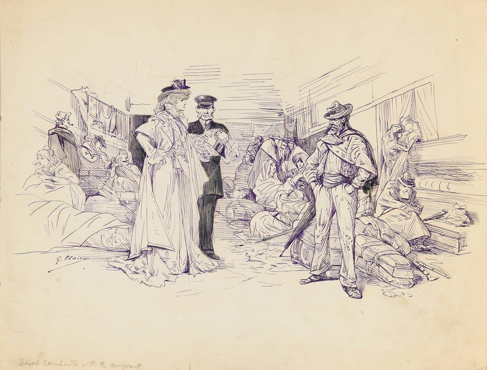 Scenes of Sarah Bernhardt’s life