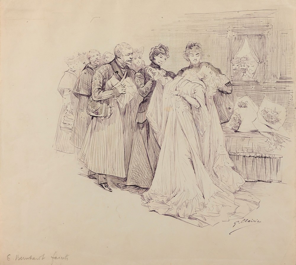 Scenes of Sarah Bernhardt’s life