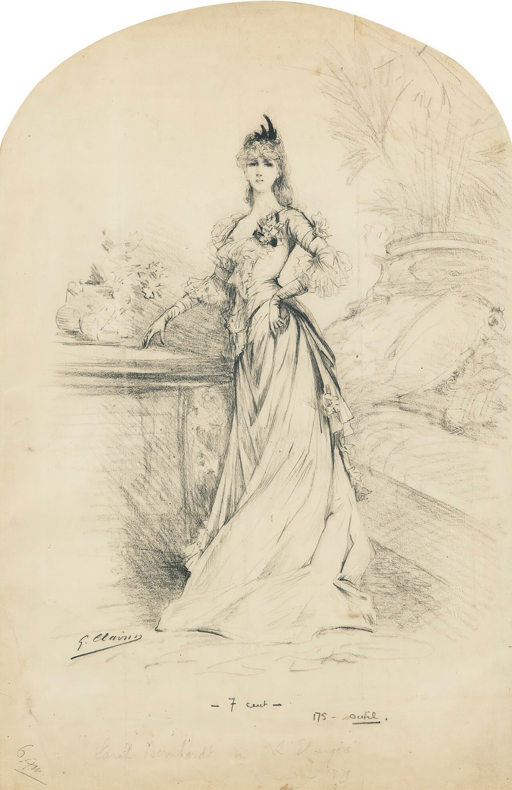 Sarah Bernhardt in l’Etrangère