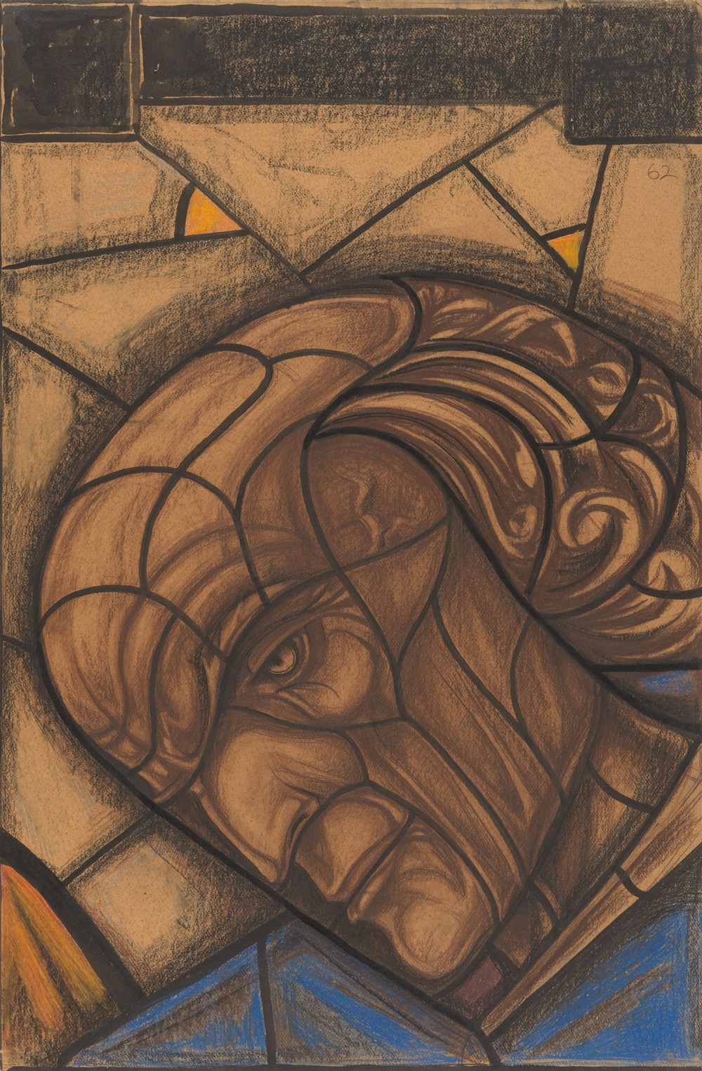 Ontwerp voor raam in het Zuidertransept van de Dom te Utrecht 4 (ca. 1878-1938)