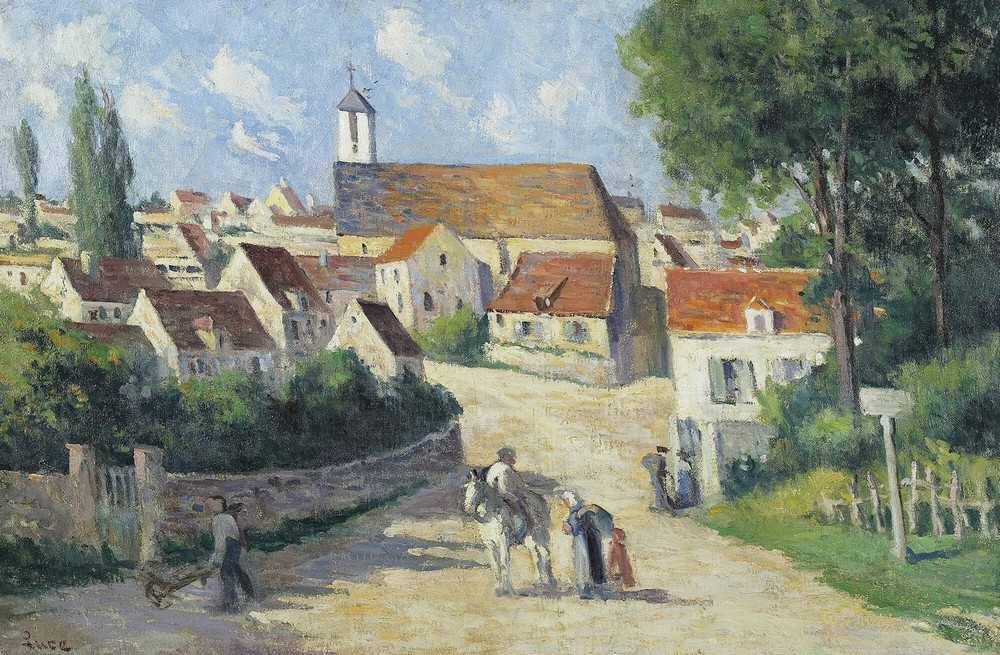 Guernes, La Rue De Village