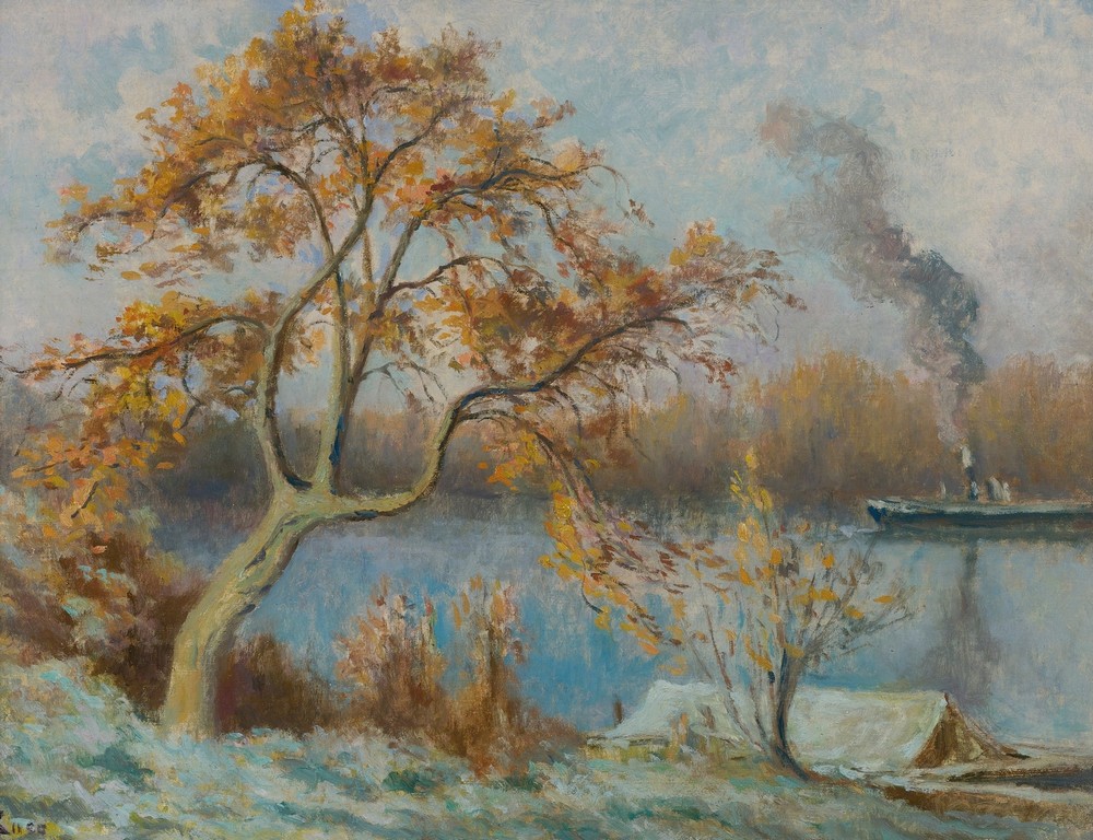 Les Bords De Seine Au Printemps (circa 1920)