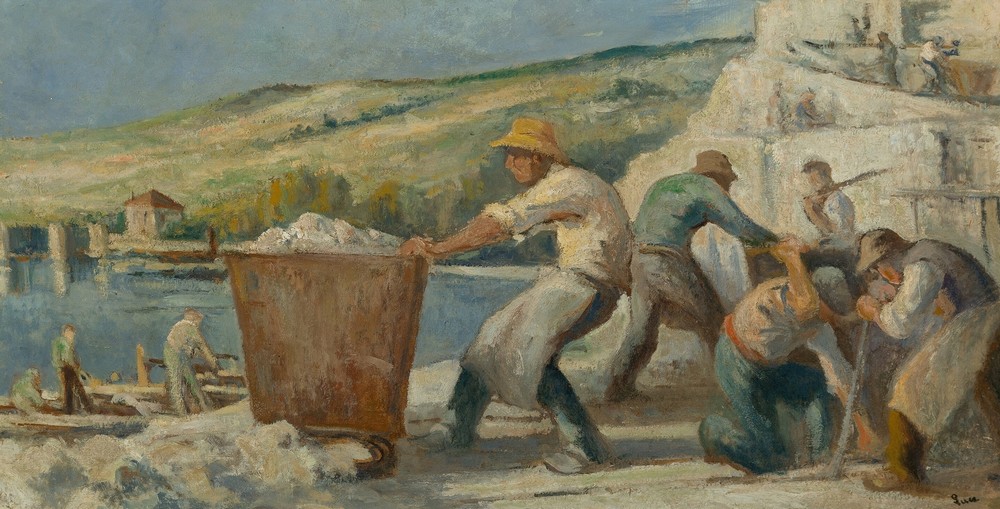 Méricourt, les carrières (Paysage à Méricourt) (circa 1925)