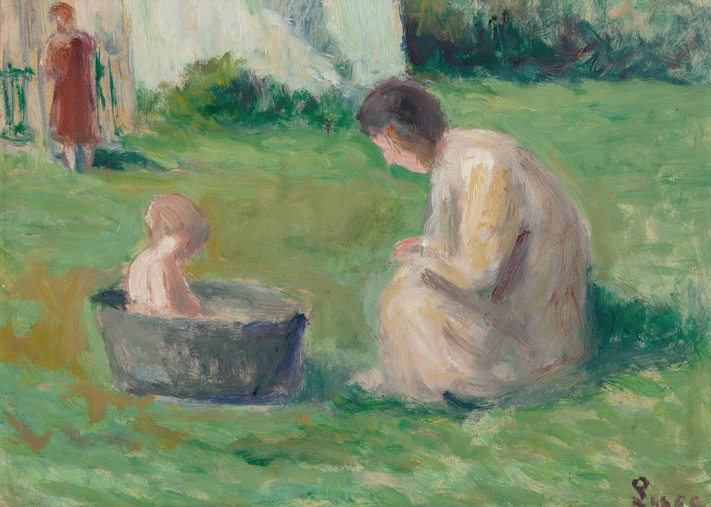 Le bain du bébé