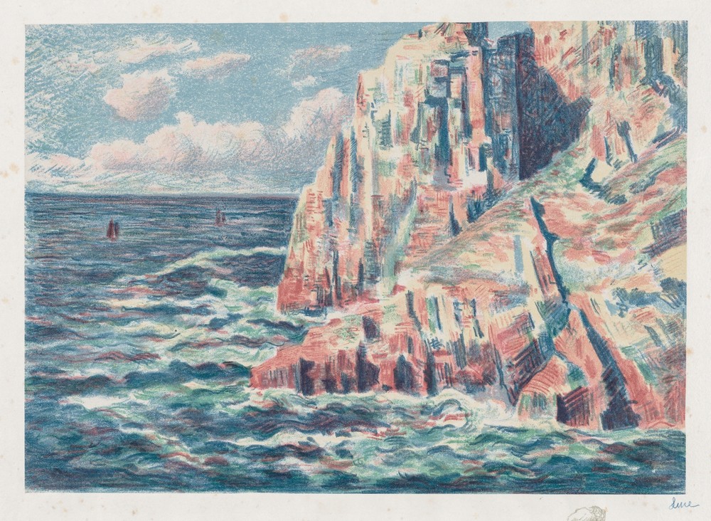 The Sea at Camaret, The Red Rocks