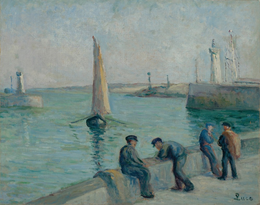 Honfleur, Pêcheurs sur le Port