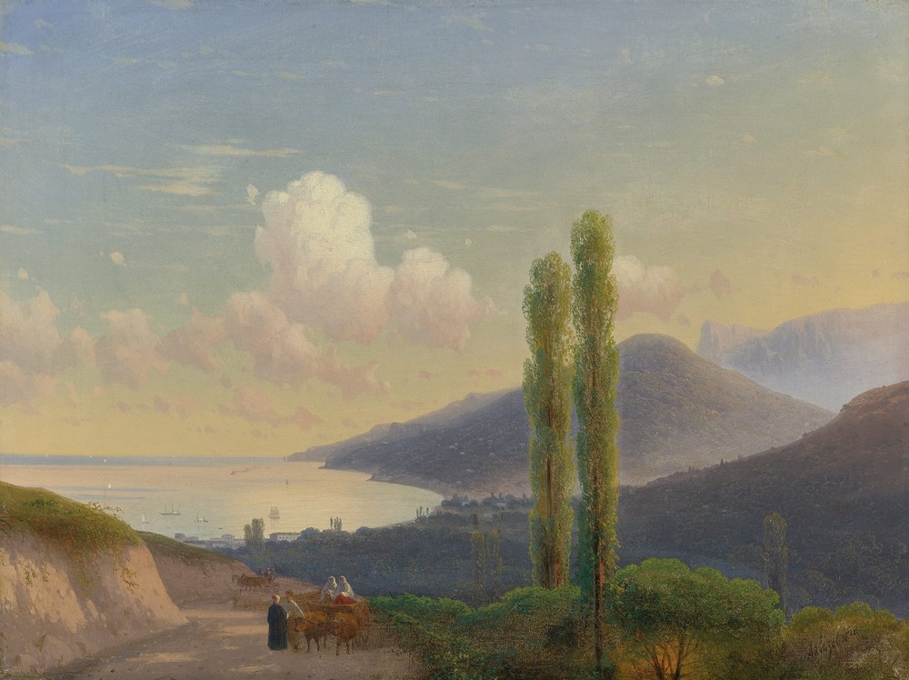 The Road To Gurzuf, Crimea (CIRCA 1878)