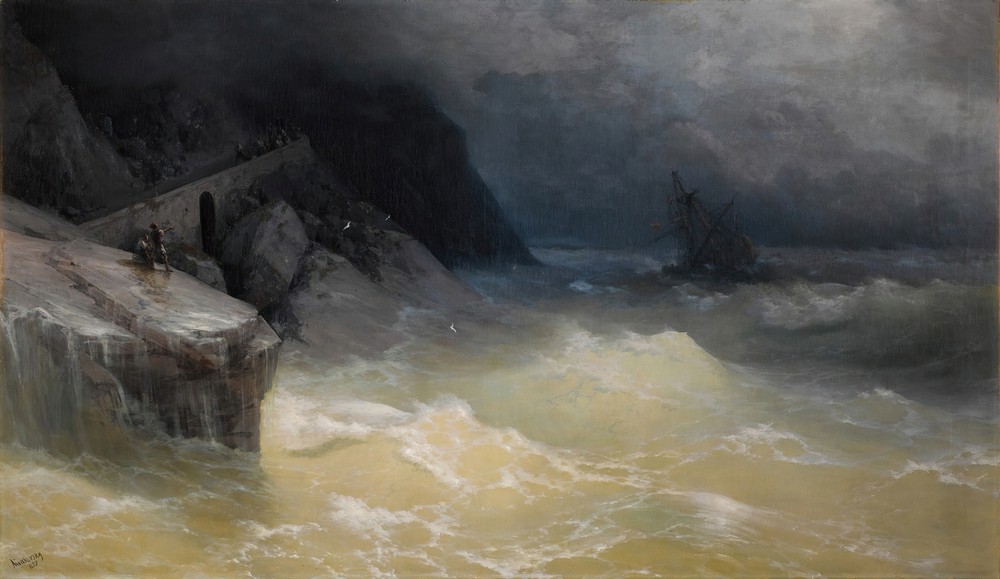 Shipwreck off the Black Sea Coast ( 1887)