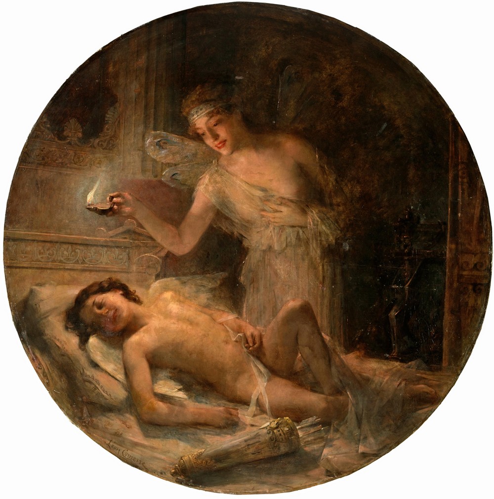 Psyche discovers Cupid