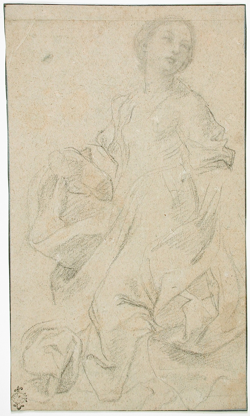 Study of a Kneeling Female Figure (16th-17th century)