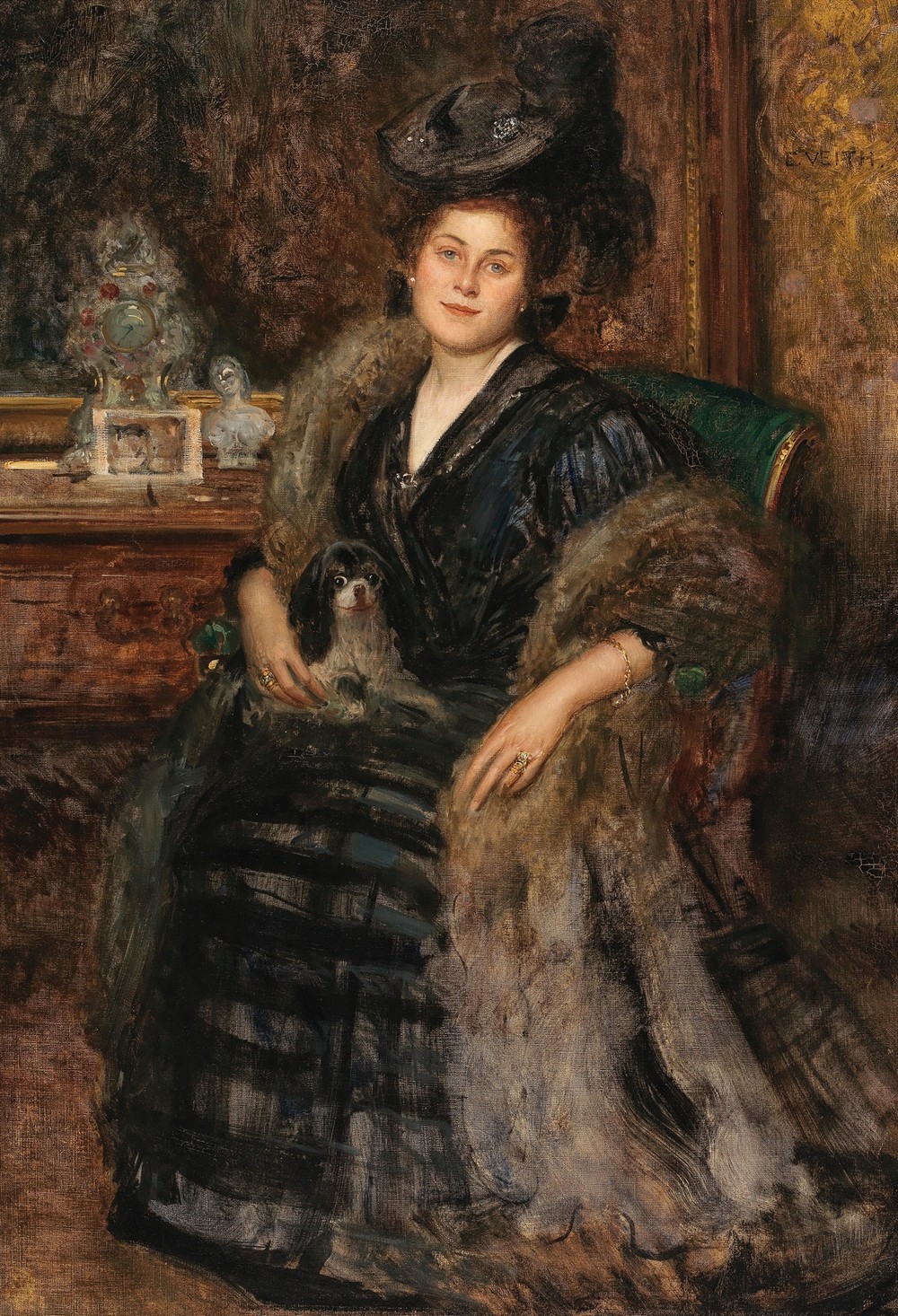 Portrait of His Wife Berta (The Visit)