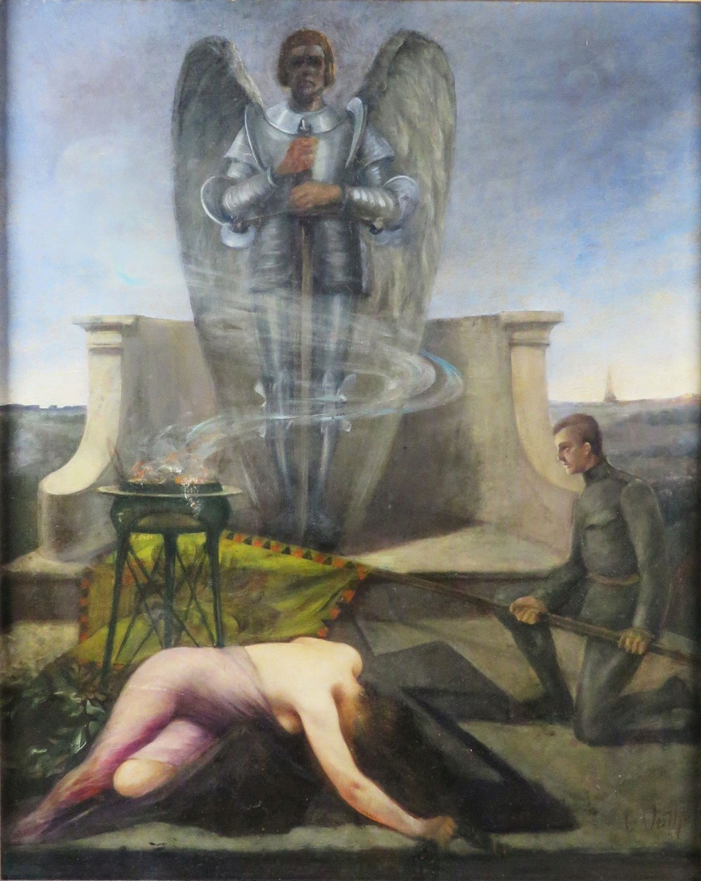 Ehrung an einem Heldendenkmal