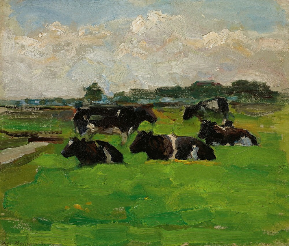 Landscape With Group Of Five Cows (circa 1901-02)