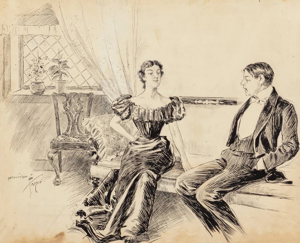 A Couple in the Parlor
