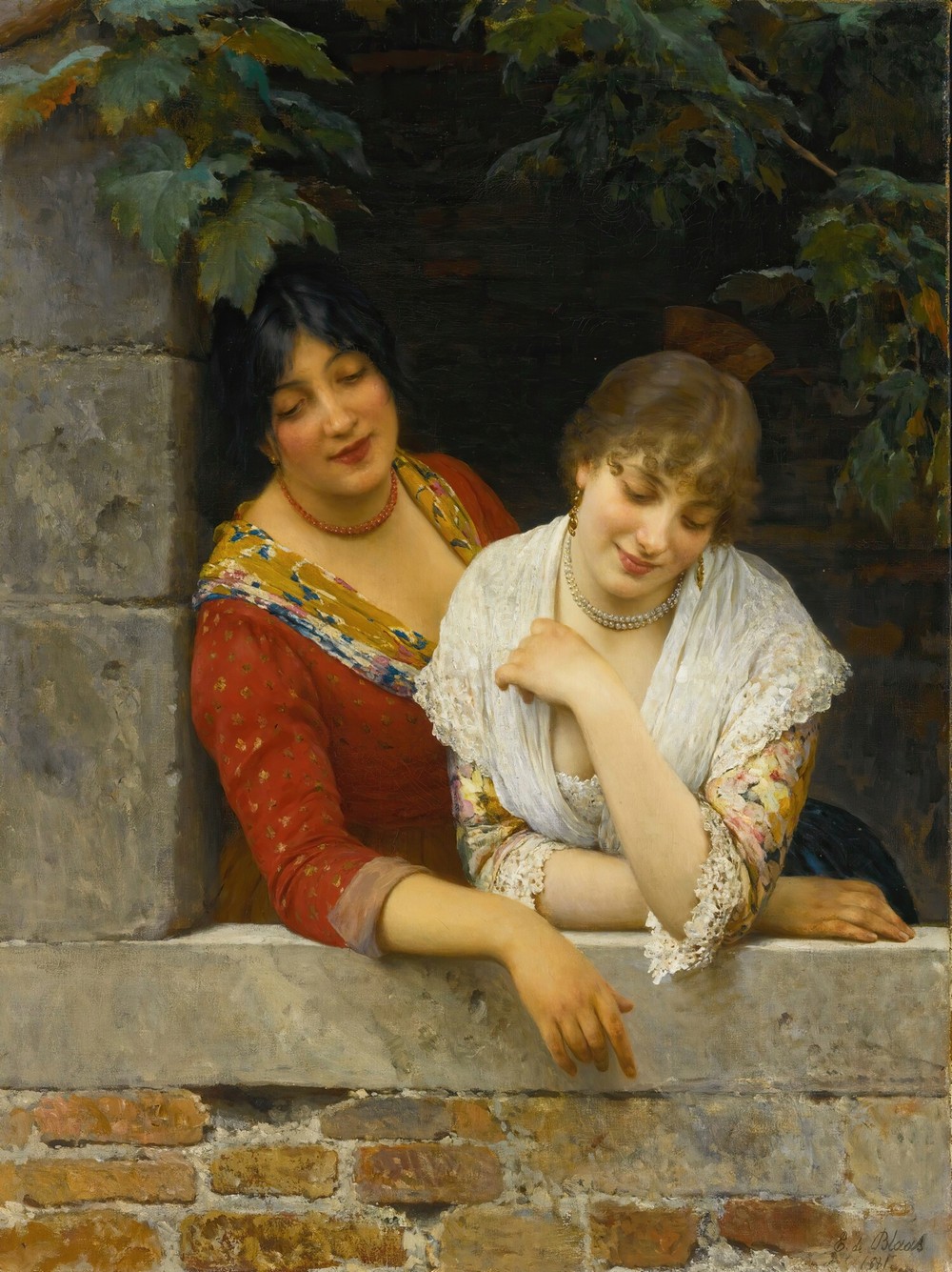 Venetians At The Balcony ( 1881)