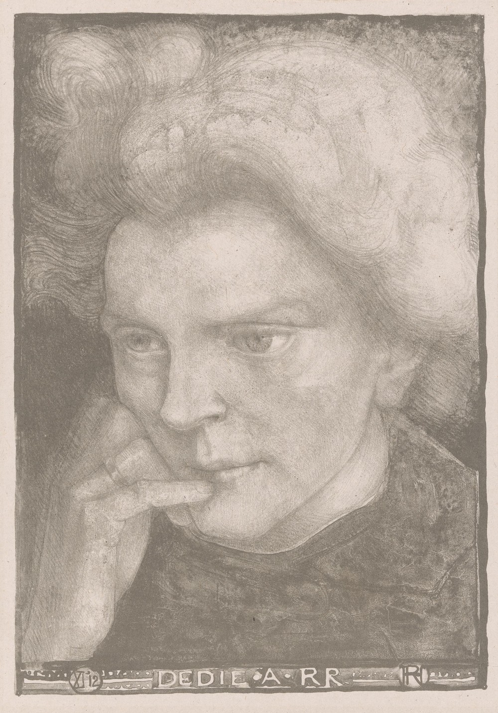 Portret van een onbekende vrouw