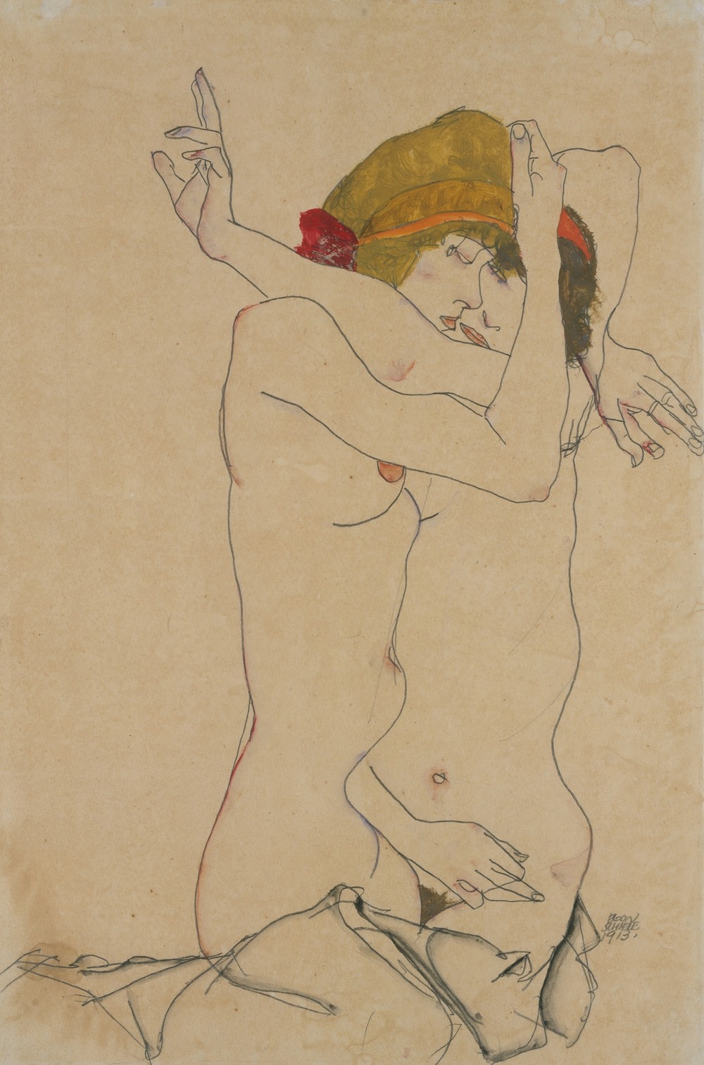 Two Women Embracing