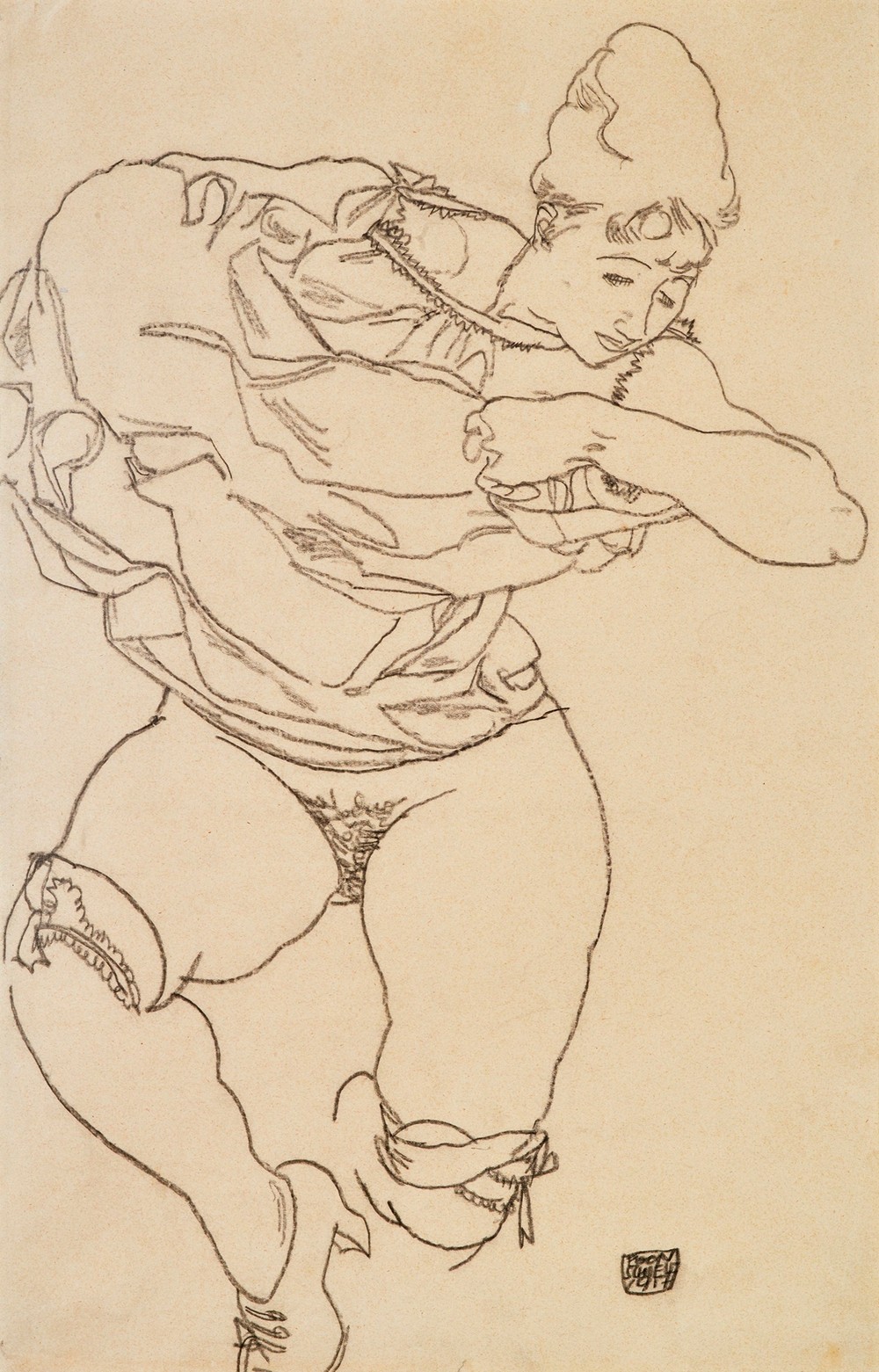 Woman Undressing
