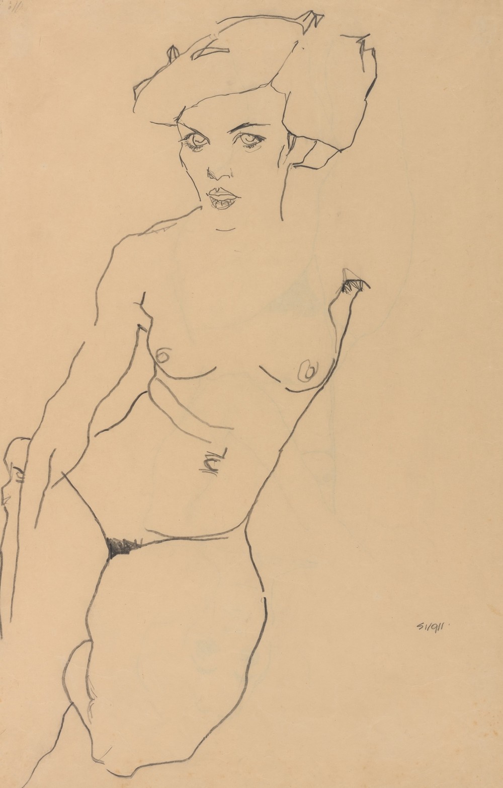 Kneeling Female Nude