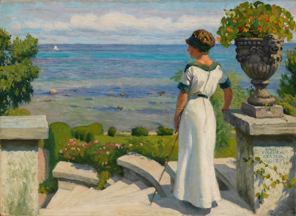On the terrace