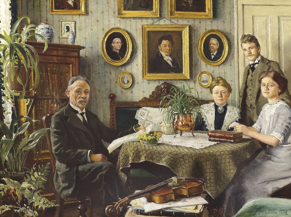 Kunstnerens familie