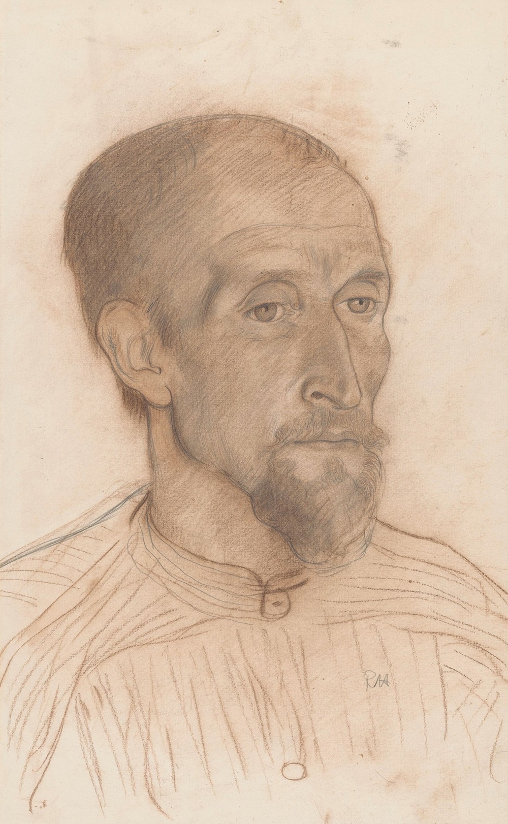 Portret van Petrus Koninks, naar rechts