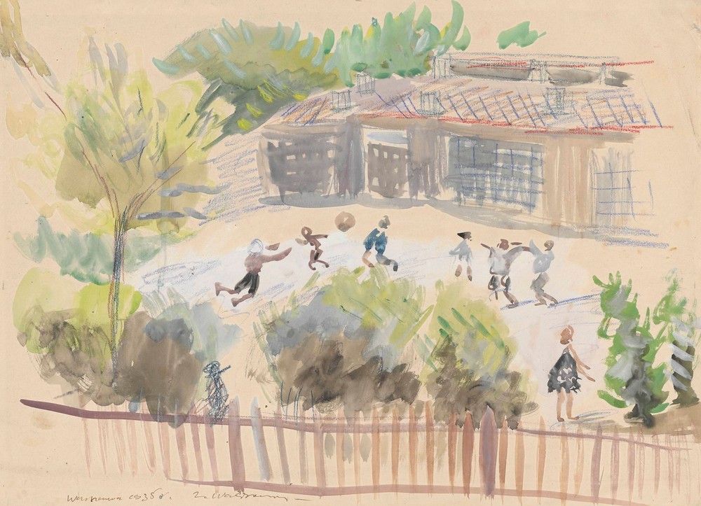 School backyard