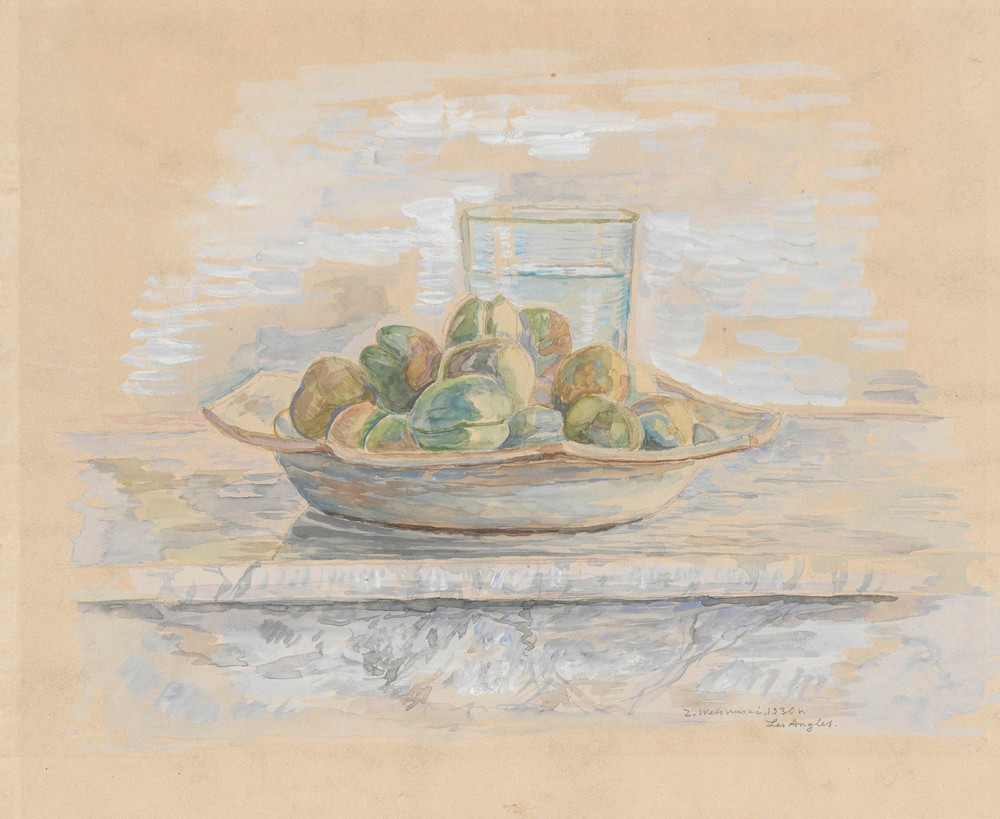 Still life with almonds