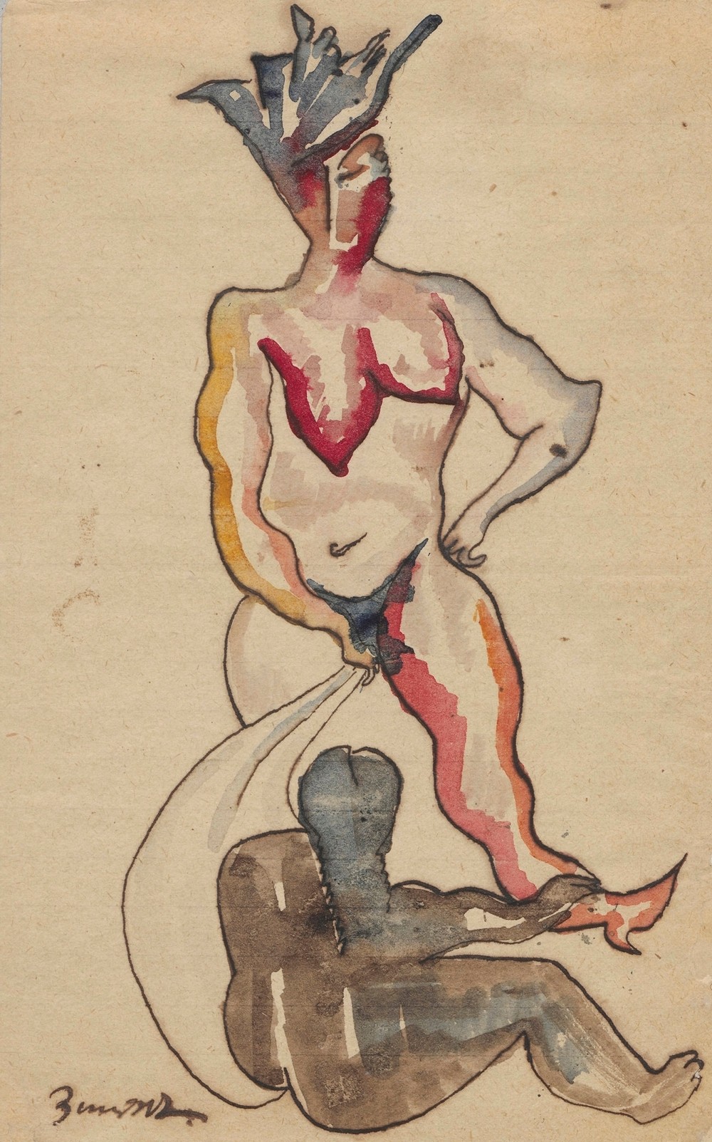 Figural composition