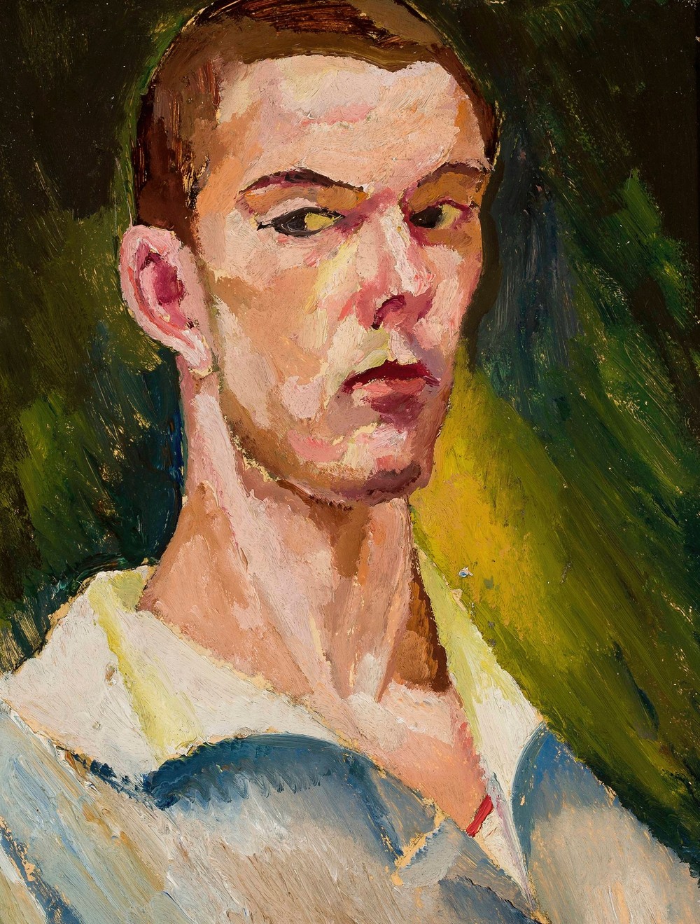Cubist self-portrait (1914-18)