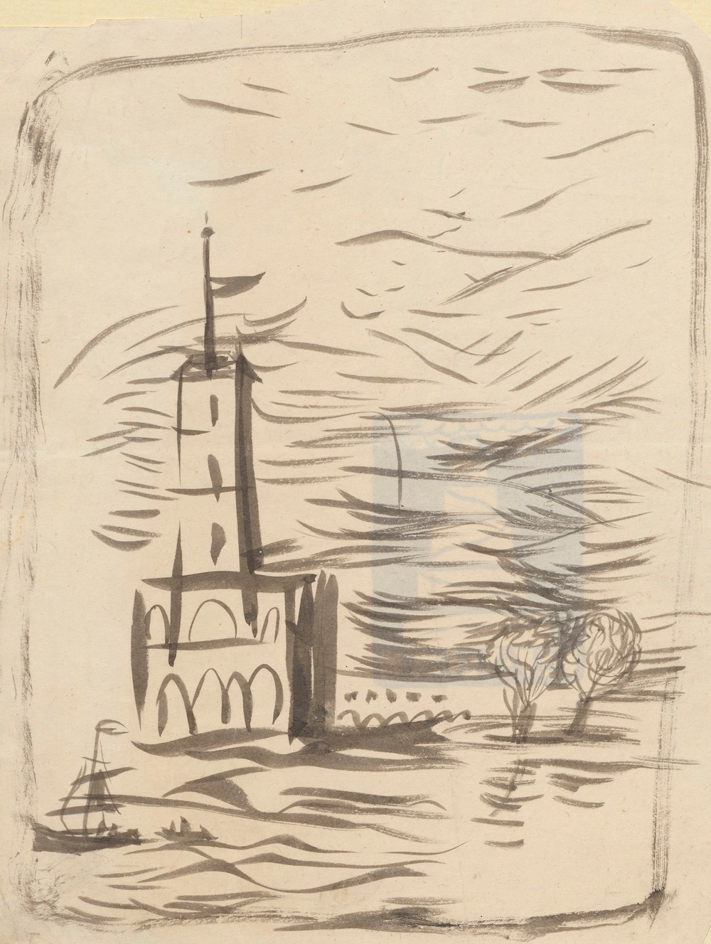 Sketch of a landscape