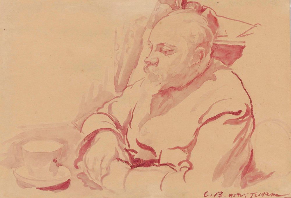 Portrait of painter Nikolay V. Sklifosovsky