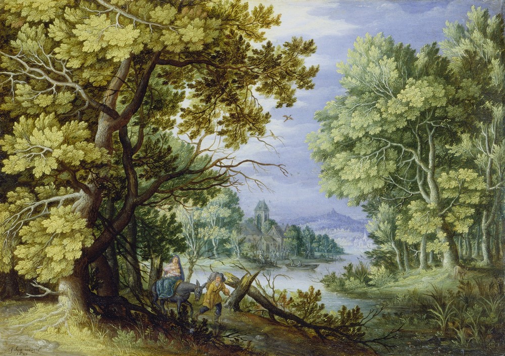 Forest Landscape with Flight into Egypt (ca. 1620 – 1650)