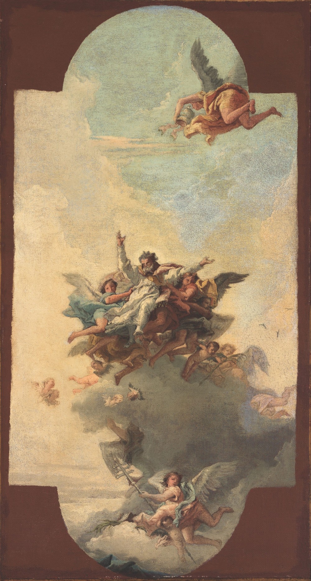 The apotheosis of a pope and martyr (circa 1780-1785)