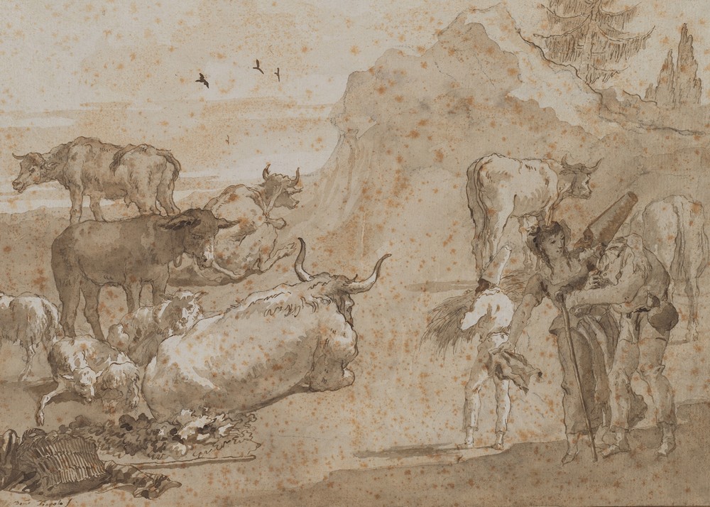 Sheep and Cows (1790s)