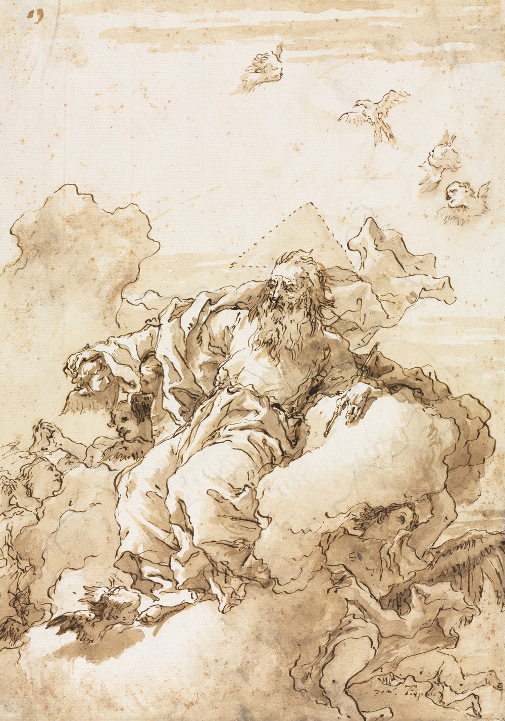 God the Father with Symbol of the Trinity (1758 or after)