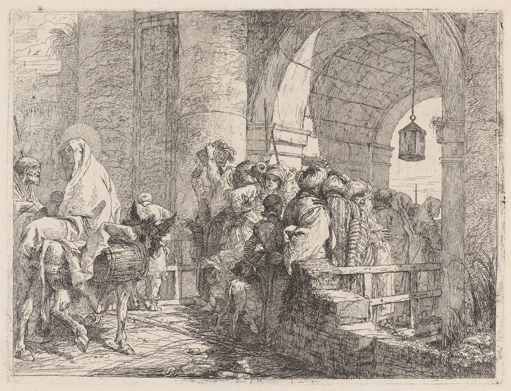 The Holy Family Arriving at a City Gate