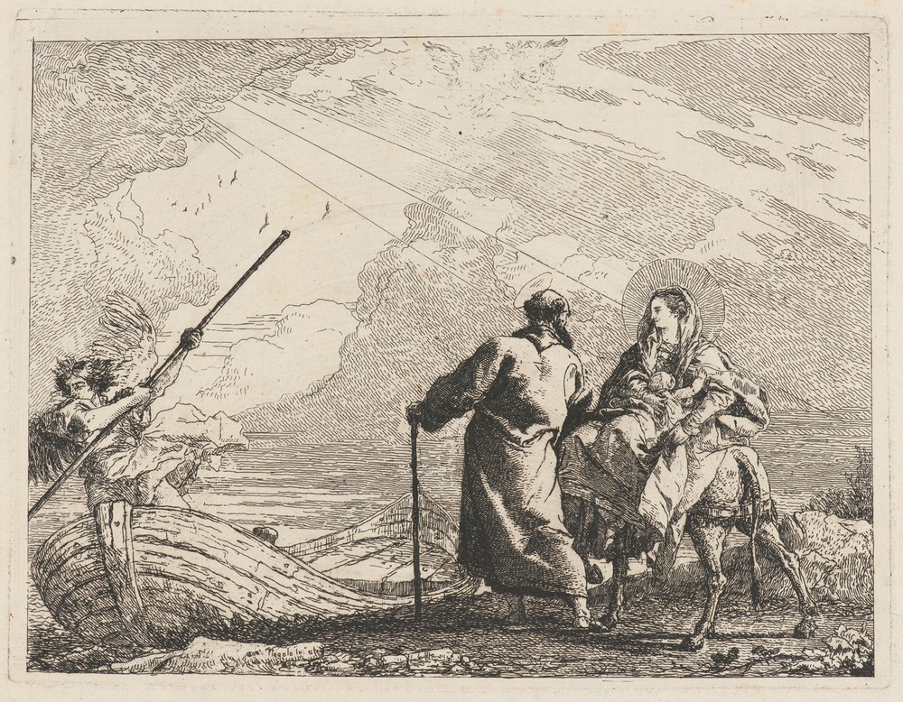 The Holy Family at the Bank of the River