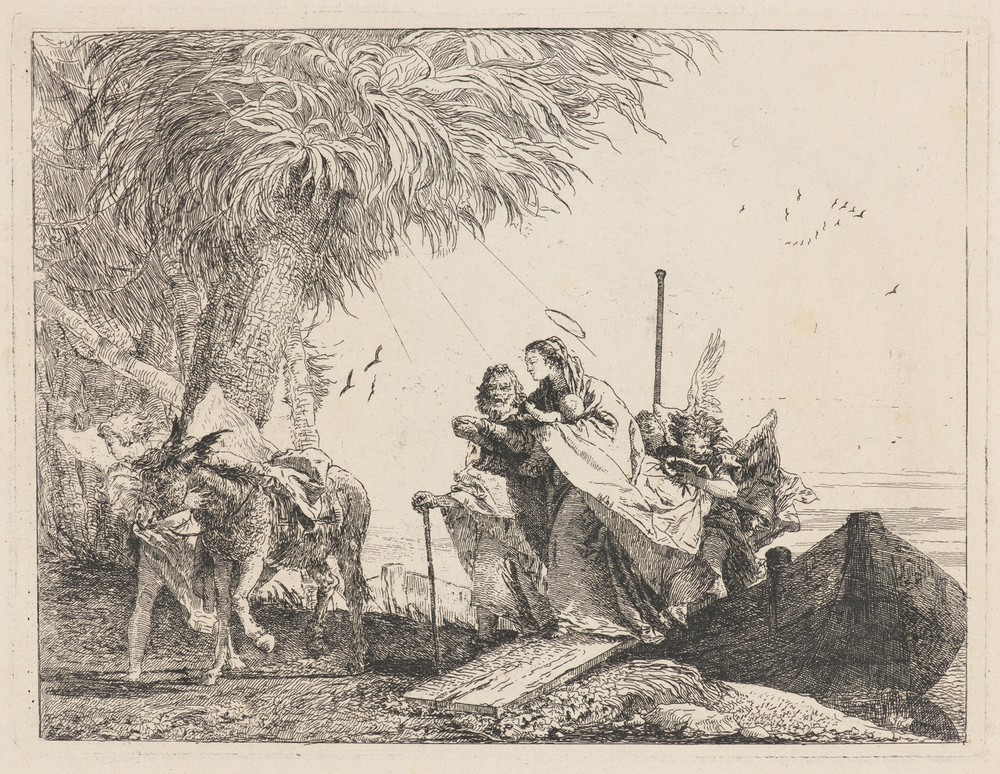 The Holy Family Disembarking