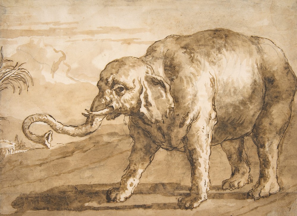 Elephant in a Landscape
