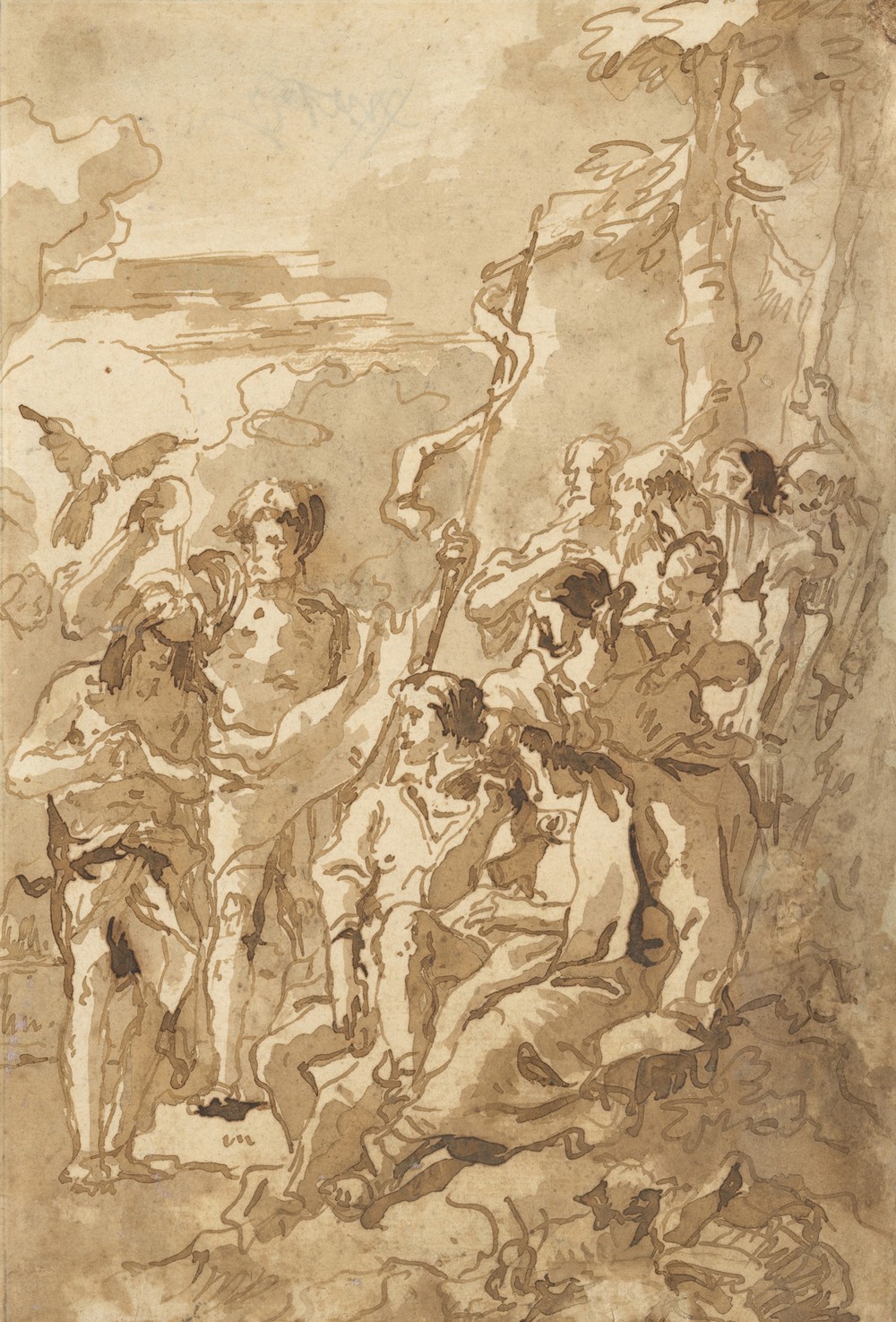 The Baptism of Christ (with a Woman Holding a Child Among the Spectators at the Right) (ca. 1770–90)