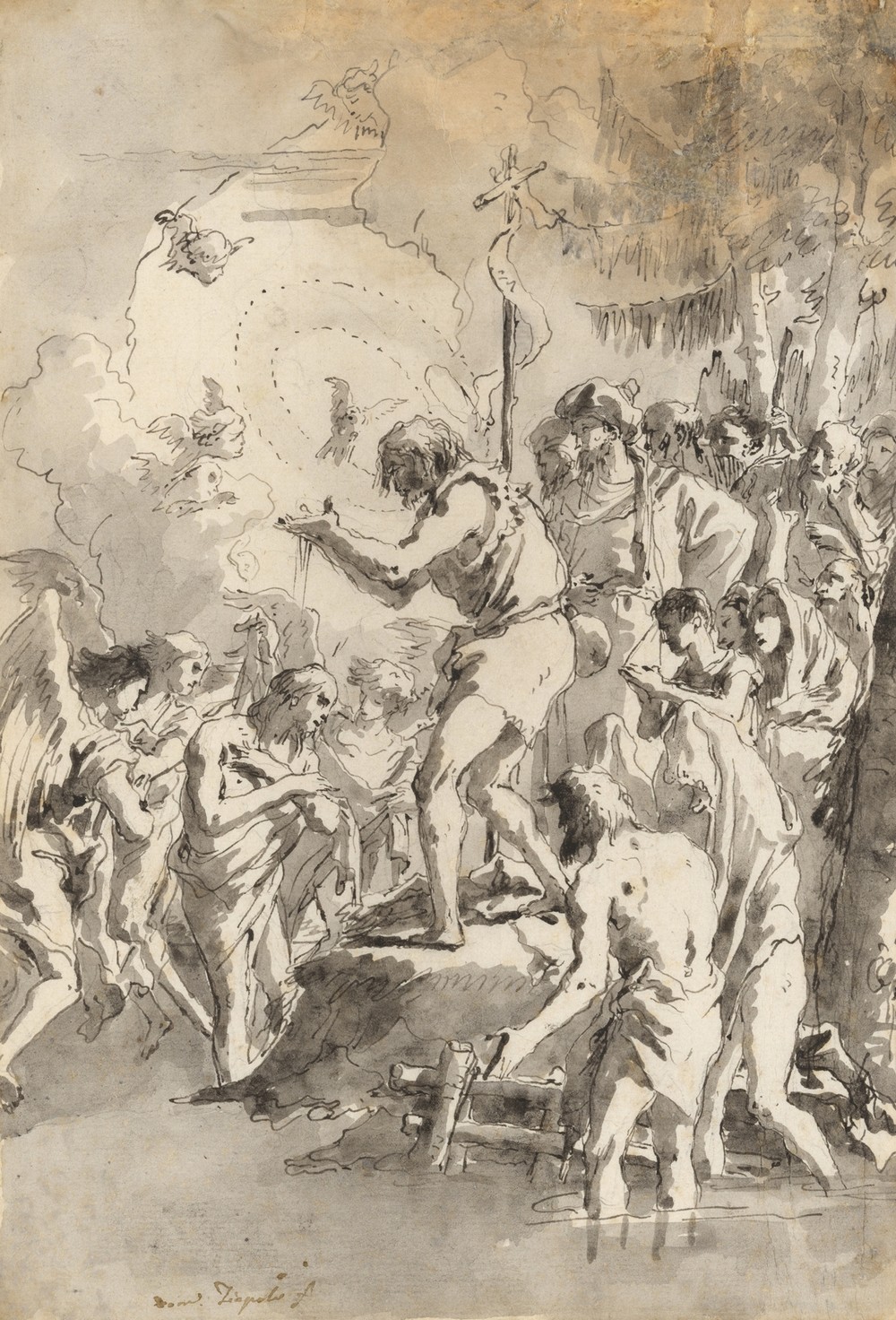 The Baptism of Christ (with Three Angels Attending Him) (ca. 1770–90)