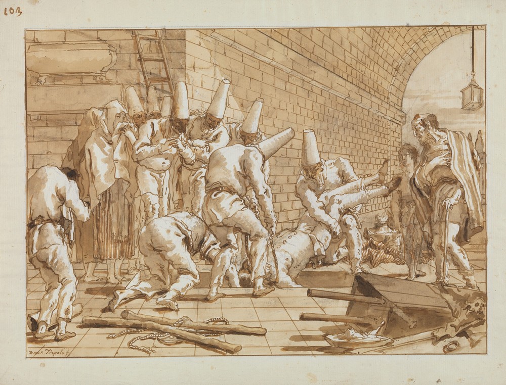 The Burial of Punchinello (ca. 1800)