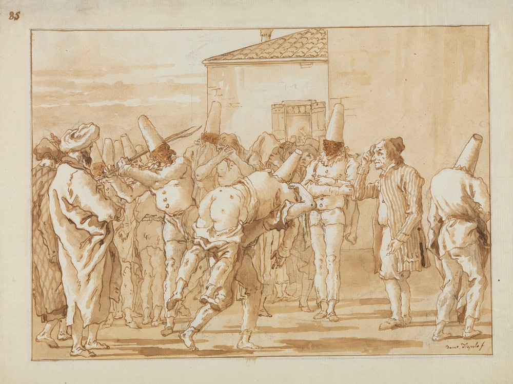 The Flogging of Punchinello (ca. 1800)