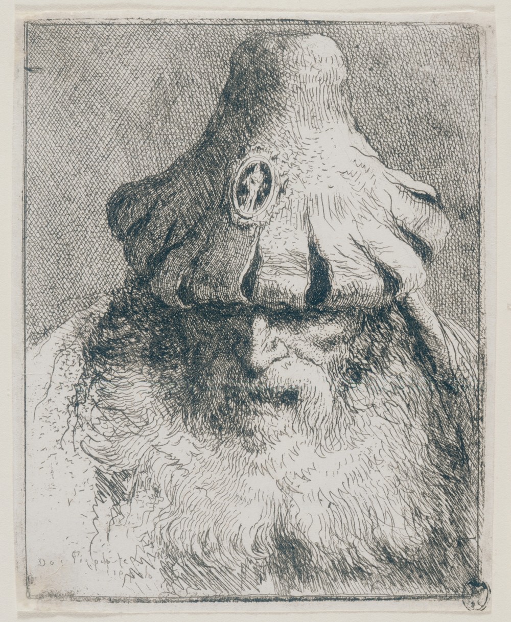 Old Man with Conical Hat (circa 1757)