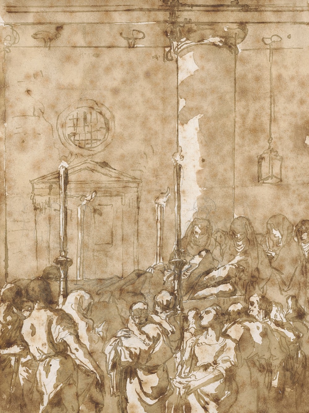 The funeral of a nun